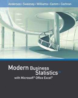 Bundle: Modern Business Statistics with Microsoft Office Excel, Loose-Leaf Version, 6th + MindTap Business Statistics with XLSTAT, 1 Term (6 Months) Printed Access Card