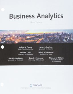 Bundle: Business Analytics, Loose-Leaf Version, 3rd + MindTap Business Analytics, 2 Terms (12 Months) Printed Access Card