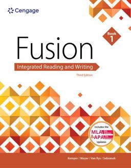 FUSION,BOOK 1  9781337615006 Front Cover