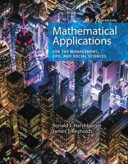 Mathematical Applications for the Management, Life, and Social Sciences:  9781337625340 Front Cover