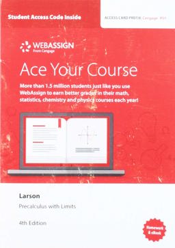 WebAssign Printed Access Card for Larson's Precalculus with Limits, 4th Edition, Single-Term