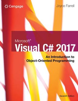 Microsoft Visual C# 2017: an Introduction to Object-Oriented Programming, Loose-Leaf Version 7th 9781337685771 Front Cover