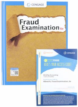 Bundle: Fraud Examination, 6th + MindTap Accounting, 1 Term (6 Months) Printed Access Card 6th 9781337734295 Front Cover