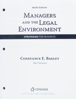 Bundle: Managers and the Legal Environment: Strategies for Business, Loose-Leaf Version, 9th + MindTap Business Law, 1 Term (6 Months) Printed Access Card 9th 9781337736671 Front Cover