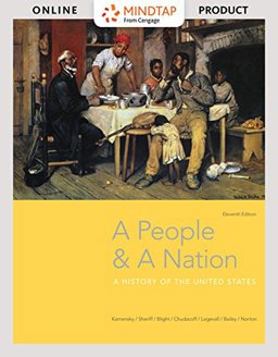 Bundle: a People and a Nation, Volume I: to 1877, Loose-Leaf Version, 11th + MindTap History, 1 Term (6 Months) Printed Access Card 11th 9781337737753 Front Cover
