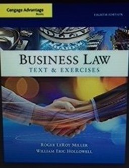 Bundle: Business Law: Text and Exercises, Loose-Leaf Version, 9th + MindTap Business Law, 1 Term (6 Months) Printed Access Card 9th 9781337744423 Front Cover
