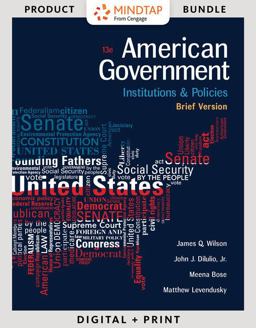 Bundle: American Government: Institutions and Policies, Brief Version, Loose-Leaf Version, 13th + MindTap Political Science, 1 Term (6 Months) Printed Access Card 13th 9781337753425 Front Cover