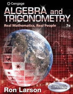 WebAssign Printed Access Card for Larson's Algebra and Trigonometry: Real Mathematics, Real People, 7th Edition, Single-Term