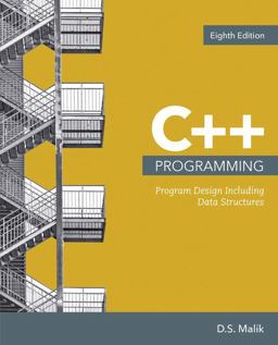 Bundle: C++ Programming: Program Design Including Data Structures, Loose-Leaf Version, 8th + MindTap Computing, 2 Terms (12 Months) Printed Access Card