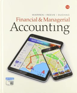 Bundle: Financial and Managerial Accounting, 14th + Working Papers for Warren/Reeve/Duchac's Corporate Financial Accounting, 14th + Working Papers, Volume 2, Chapters 15-26 for Warren/Reeve/Duchac's Financial and Managerial Accounting, 14th + CNOWv2, 2 Ter Bundle: Financial and Managerial Accounting, 14th + Working Papers for Warren/Reeve/Duchac's Corporate Financial Accounting, 14th + Working Papers, Volume 2, Chapters 15-26 for Warren/Reeve/Duchac's Financial and Managerial Accounting, 14th + CNOWv2, 2 Ter