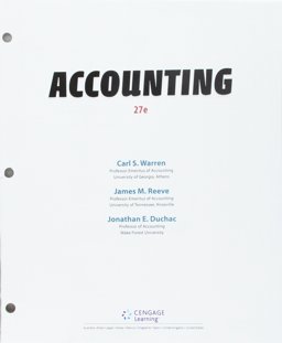 Bundle: Accounting, Loose-Leaf Version, 27th + Two LMS Integrated CengageNOWv2, 2 Terms Printed Access Card