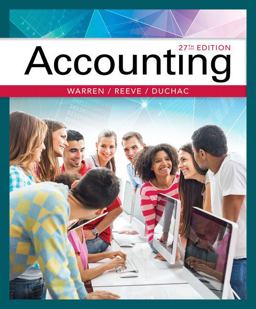 Bundle: Accounting, Loose-Leaf Version, 27th + CNOWv2, 1 Term Printed Access Card for Warren/Reeve/Duchac's Financial Accounting, 15th 27th 9781337899451 Front Cover