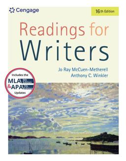 Readings for Writers:  9781337902311 Front Cover