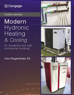 Modern Hydronic Heating and Cooling For Residential and Light Commercial Buildings 4th 9781337904919 Front Cover