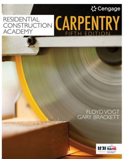 Residential Construction Academy: Carpentry  9781337918503 Front Cover
