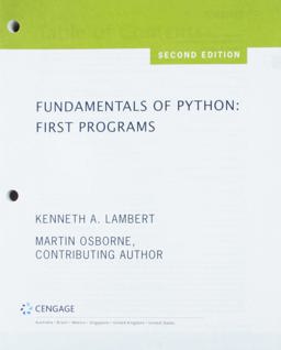 Bundle: Fundamentals of Python: First Programs, Loose-Leaf Version, 2nd + MindTap, 1 Term Printed Access Card 2nd 9781337955812 Front Cover