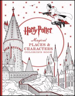 Harry Potter Magical Places and Characters Coloring Book  9781338030013 Front Cover