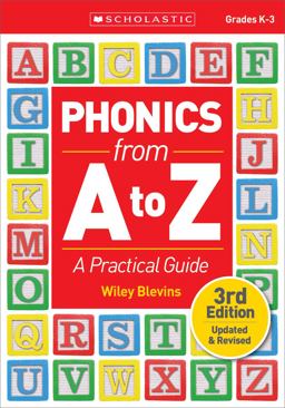 Phonics from a to Z 3rd 9781338113495 Front Cover