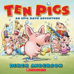 Ten Pigs: a Board Book A Board Book  9781338135817 Front Cover