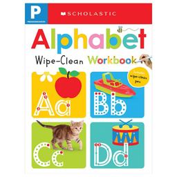 Pre-K Alphabet Wipe-Clean Workbook: Scholastic Early Learners (Wipe-Clean)  9781338161489 Front Cover