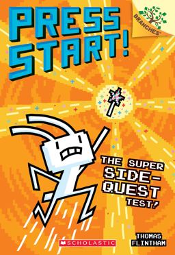 Super Side-Quest Test!: a Branches Book (Press Start! #6)  9781338239782 Front Cover