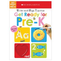 Get Ready for Pre-K Write and Wipe Practice: Scholastic Early Learners (Write and Wipe)  9781338272291 Front Cover