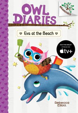 Eva at the Beach: a Branches Book (Owl Diaries #14) (Library Edition)