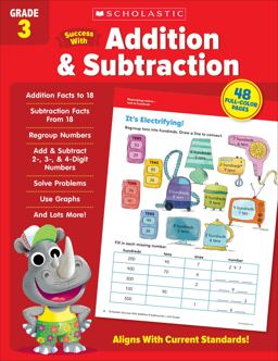 Scholastic Success with Addition and Subtraction Grade 3 Workbook
