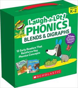 Laugh-A-Lot Phonics: Blends and Digraphs (Parent Pack) 12 Engaging Books That Teach Key Decoding Skills to Help New Readers Soar  9781338804508 Front Cover