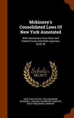 McKinney's Consolidated Laws of New York Annotated
