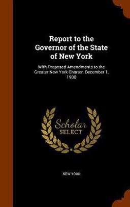 Report to the Governor of the State of New York