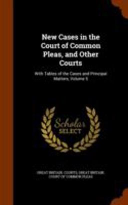 New Cases in the Court of Common Pleas, and Other Courts