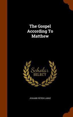 The Gospel According to Matthew