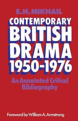 Contemporary British Drama, 1950-1976