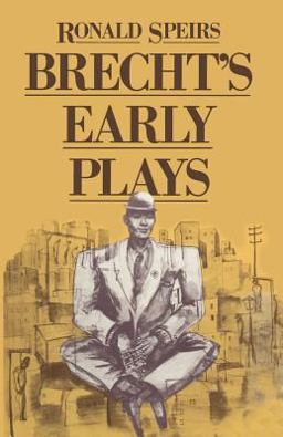 Brecht S Early Plays