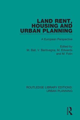 Land Rent, Housing and Urban Planning