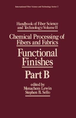 Handbook of Fiber Science and Technology Volume 2 Handbook of Fiber Science and Technology Volume 2