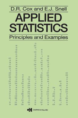 Applied Statistics - Principles and Examples Applied Statistics - Principles and Examples