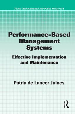 Performance-Based Management Systems