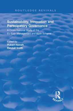 Sustainability, Innovation and Participatory Governance Sustainability, Innovation and Participatory Governance