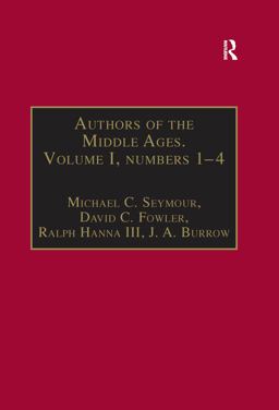 Authors of the Middle Ages. Volume I, Nos 1-4