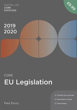 Core EU Legislation 2019-20