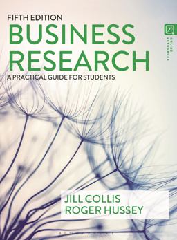 Business Research A Practical Guide for Students 5th 9781352011814 Front Cover