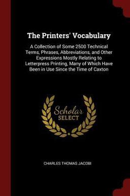 The Printers' Vocabulary