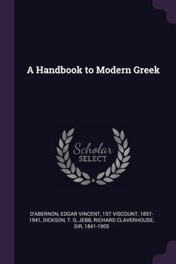 A Handbook to Modern Greek