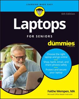 Laptops for Seniors for Dummies 6th 9781394152162 Front Cover