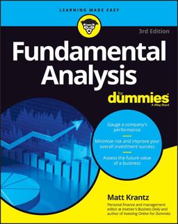 Fundamental Analysis for Dummies 3rd 9781394159697 Front Cover