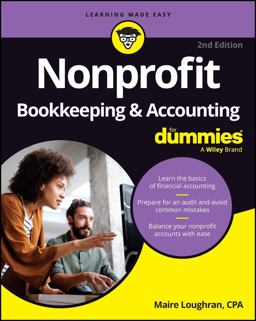 Nonprofit Bookkeeping and Accounting for Dummies 2nd 9781394206018 Front Cover
