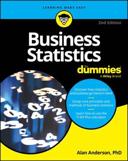 Business Statistics for Dummies 2nd 9781394219926 Front Cover