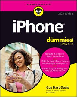 IPhone for Dummies 15th 9781394221646 Front Cover